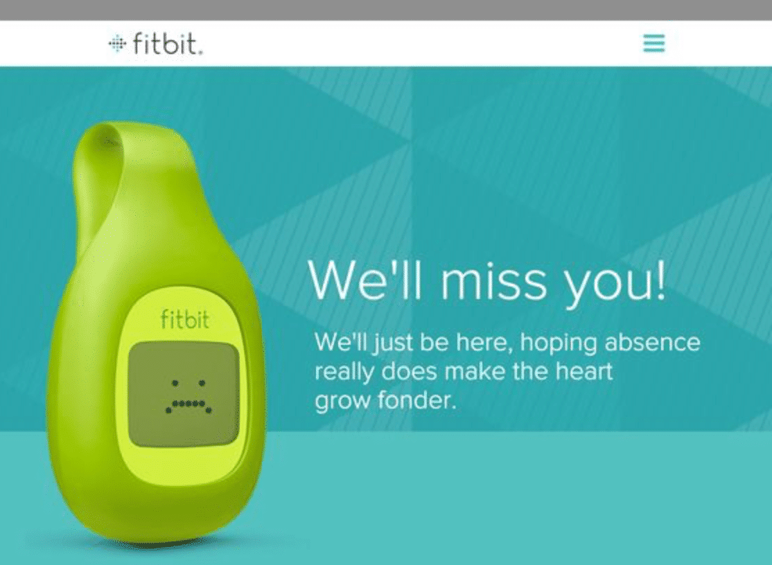 Unsubscribe page - we are sad to see you go. We'll be here when you want to come back.